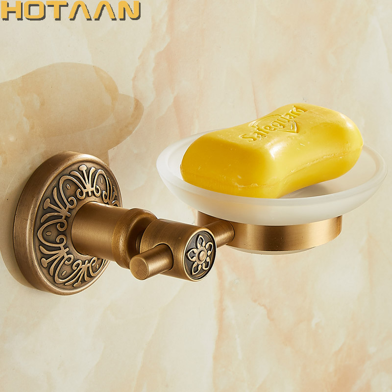 Glass Soap Dish - Chắc Chắn Nhôm Treo Tường Đồng