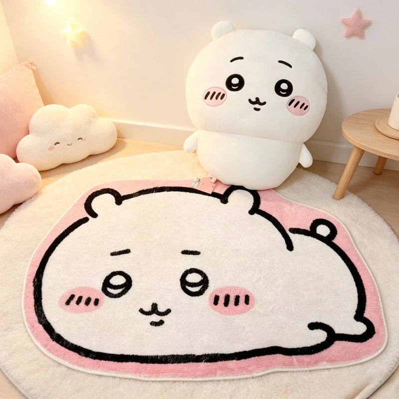 Home Goods Bathroom - Hot Chiikawa Cartoon Rug Anime Hachiware
