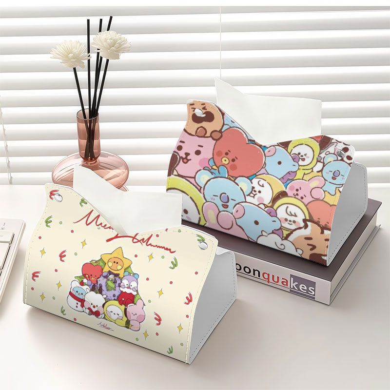 Home Goods Bathroom - bt21 idol-related paper towel box with