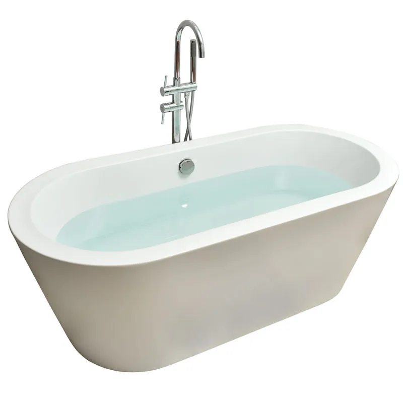Home Bathroom Tub - Modern Acrylic Freestanding Bathtub 1.4m to