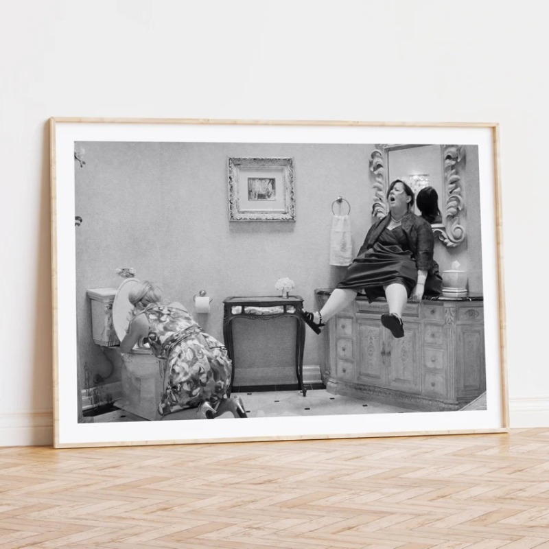 Home Movie Bathroom Scene - Funny Movie Scenes Bathroom Art Poster