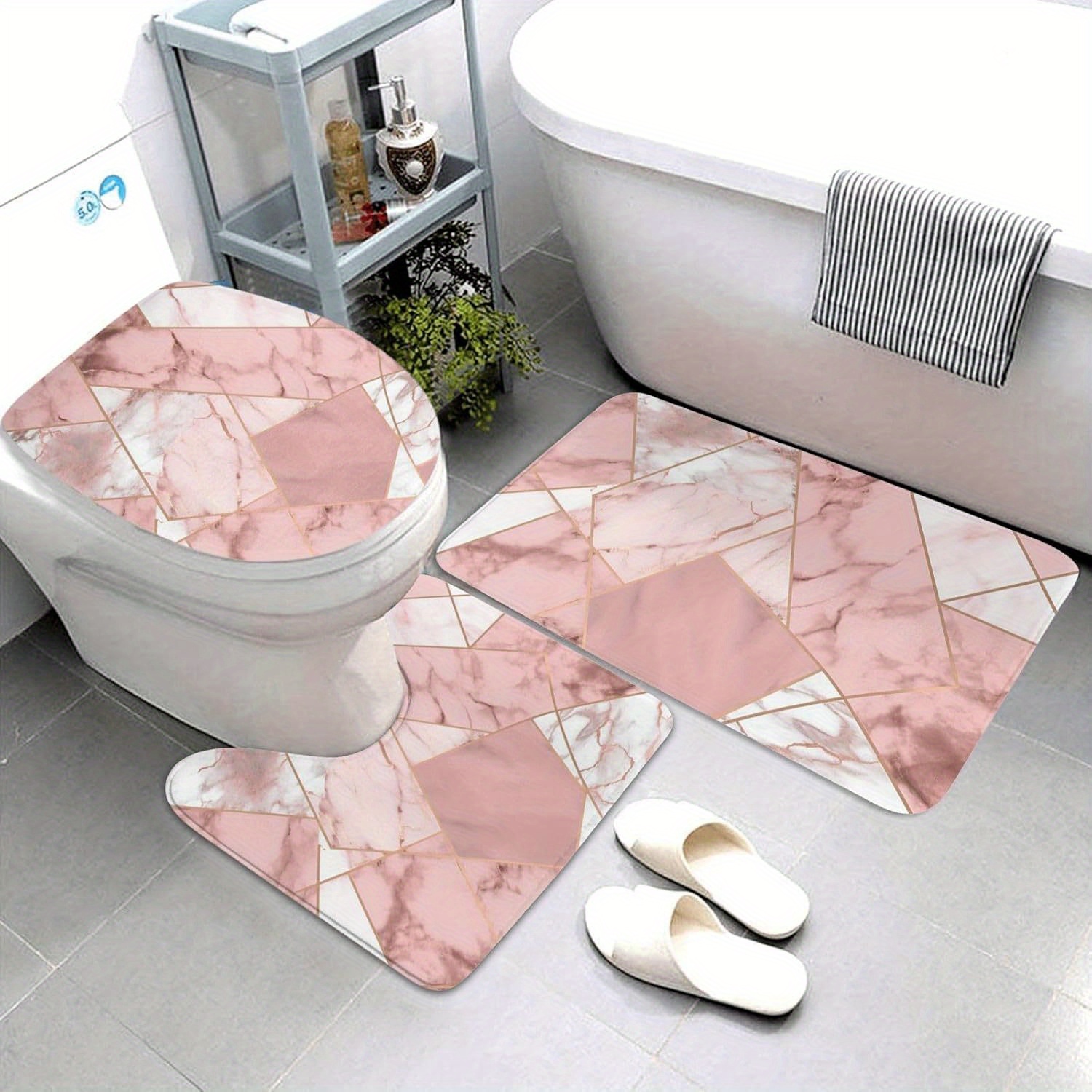 Luxury Marble Bathroom Mat Set - đánh giá và giá Home Made Bathroom Vanity
