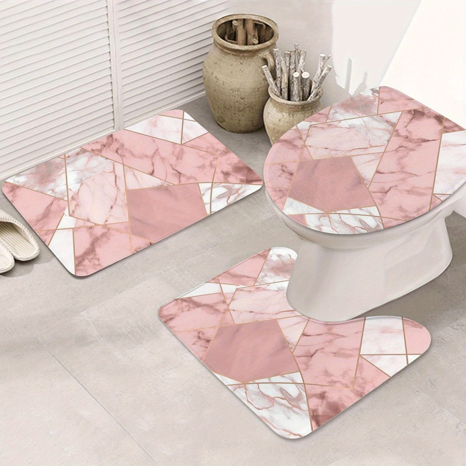 Luxury Marble Bathroom Mat Set - đánh giá và giá Home Made Bathroom Vanity