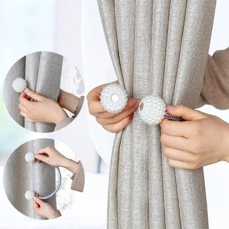 1/2PCS Pearl Magnetic Curtain  - đánh giá và giá Home Goods Bathroom
