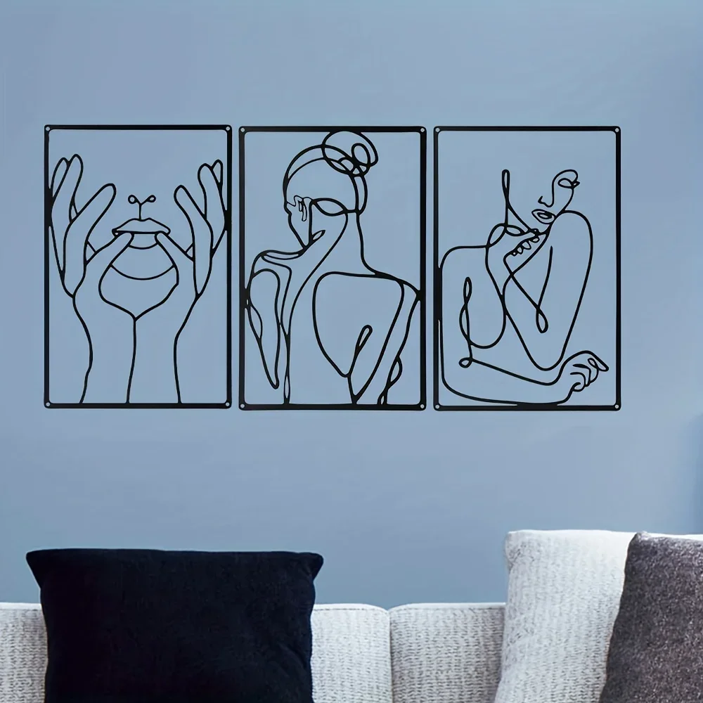3pcs Stunning Line Drawing Dec - đánh giá và giá Home Goods Bathroom