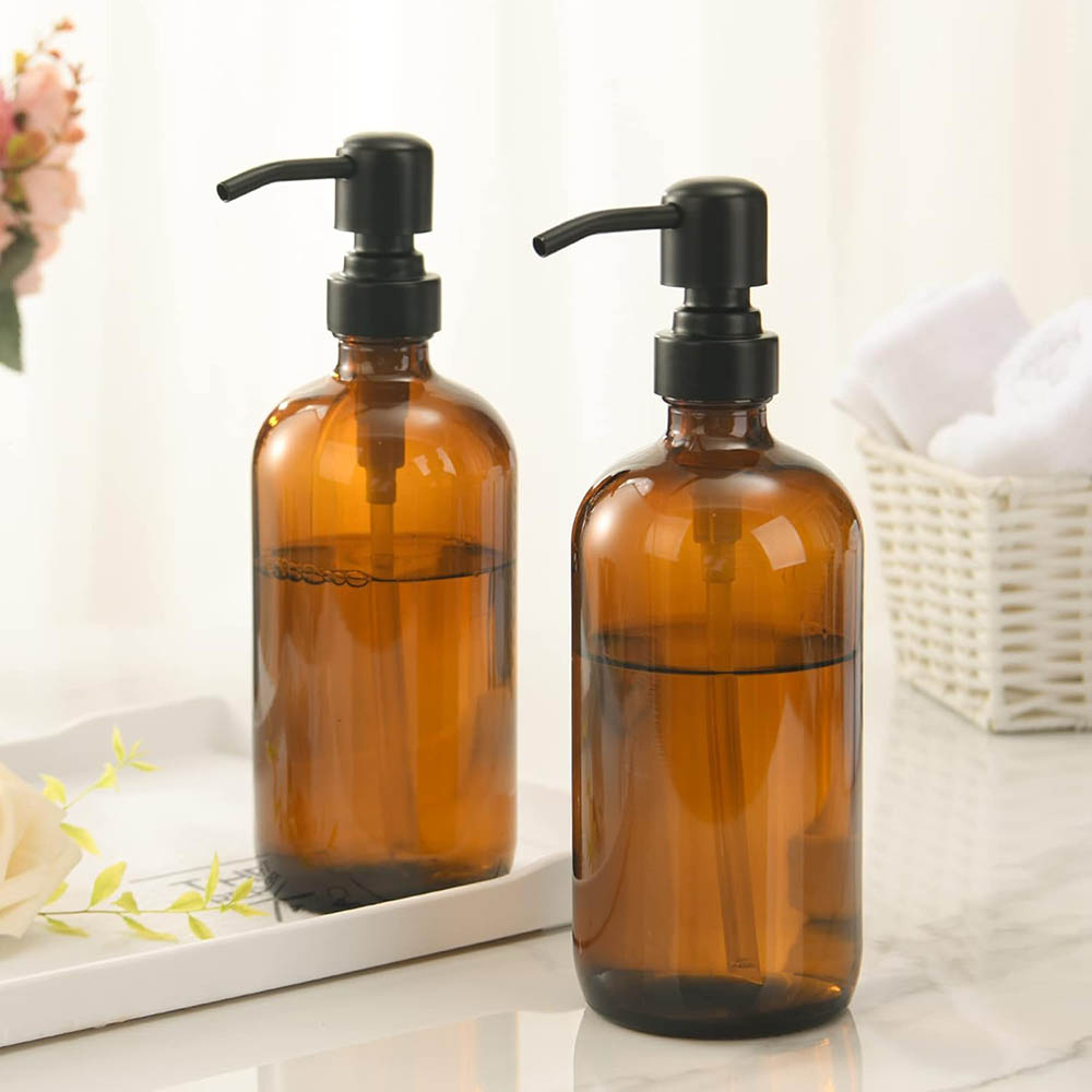 Amber Glass Soap Dispenser wit - đánh giá và giá Glass Soap Dish