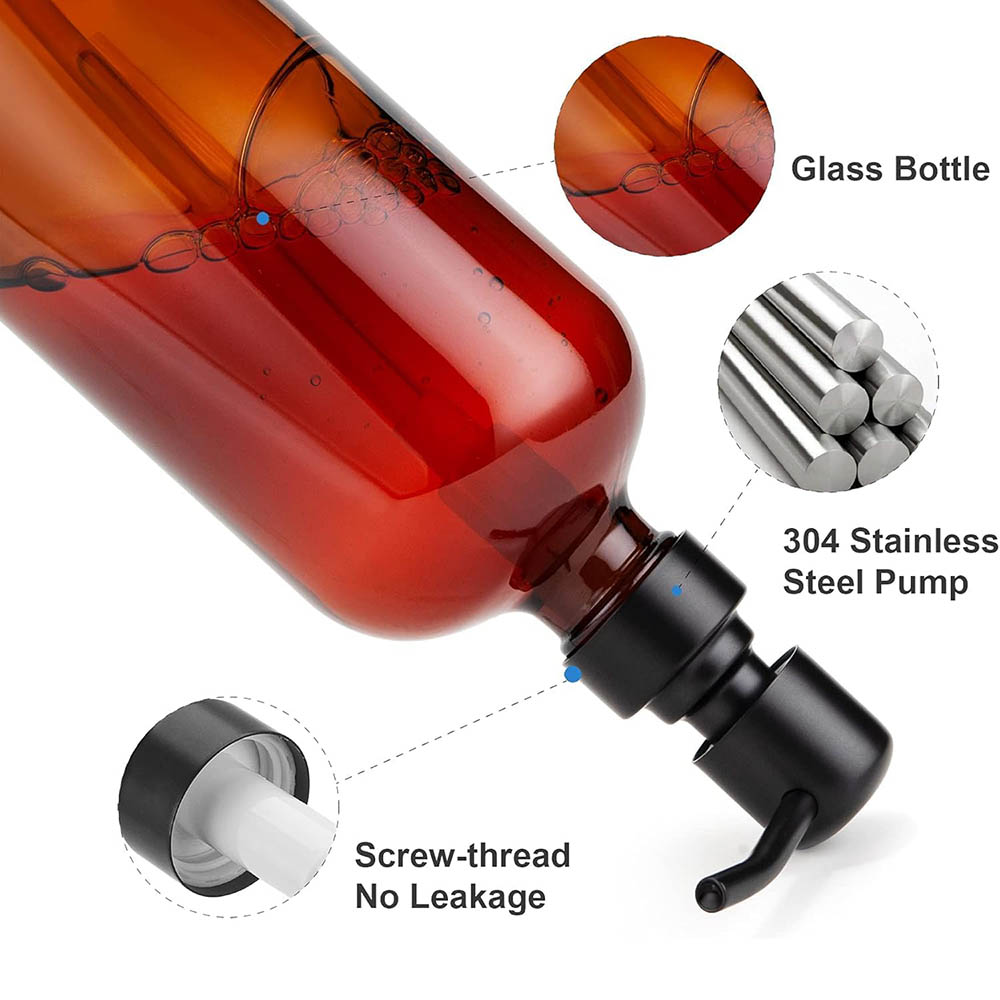 Amber Glass Soap Dispenser wit - đánh giá và giá Glass Soap Dish
