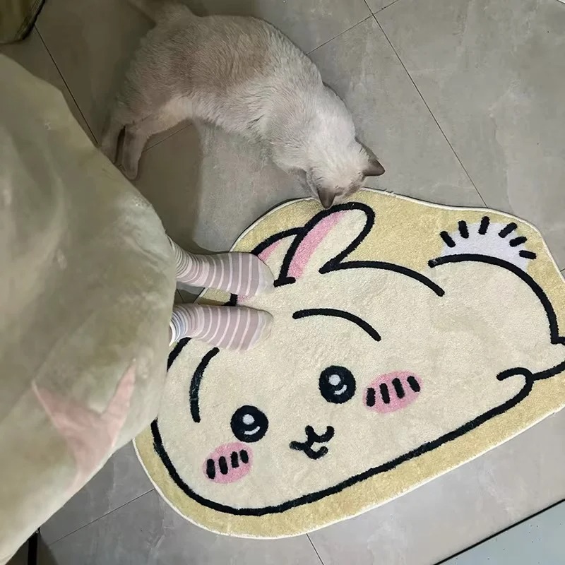 Hot Chiikawa Cartoon Rug Anime - đánh giá và giá Home Goods Bathroom