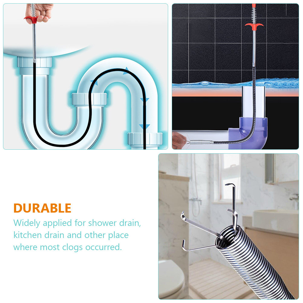 2Pcs Bendable Drain Cleaning T - đánh giá và giá Drain Hair Catcher