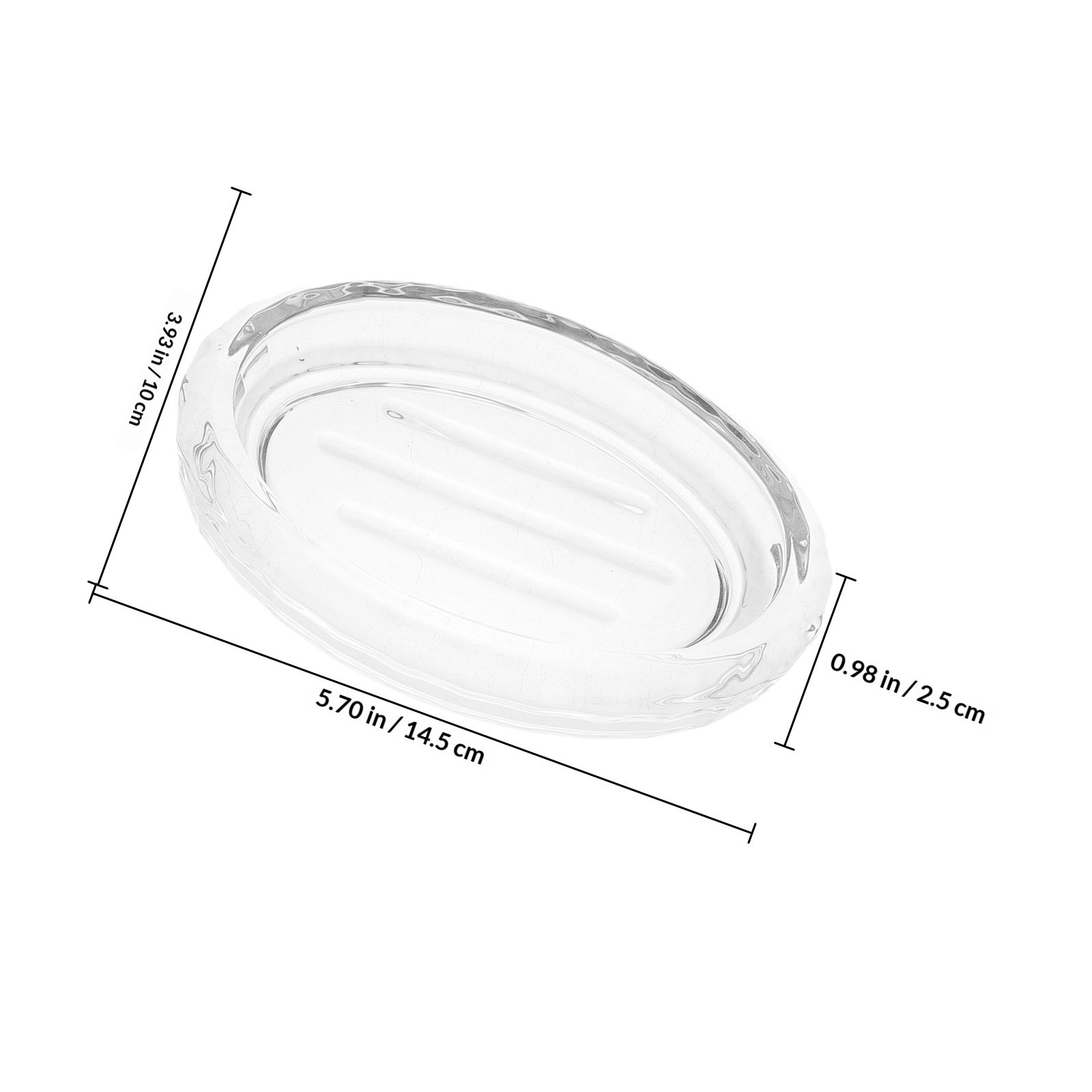 2Pcs Transparent Glass Soap Di - đánh giá và giá Glass Soap Dish