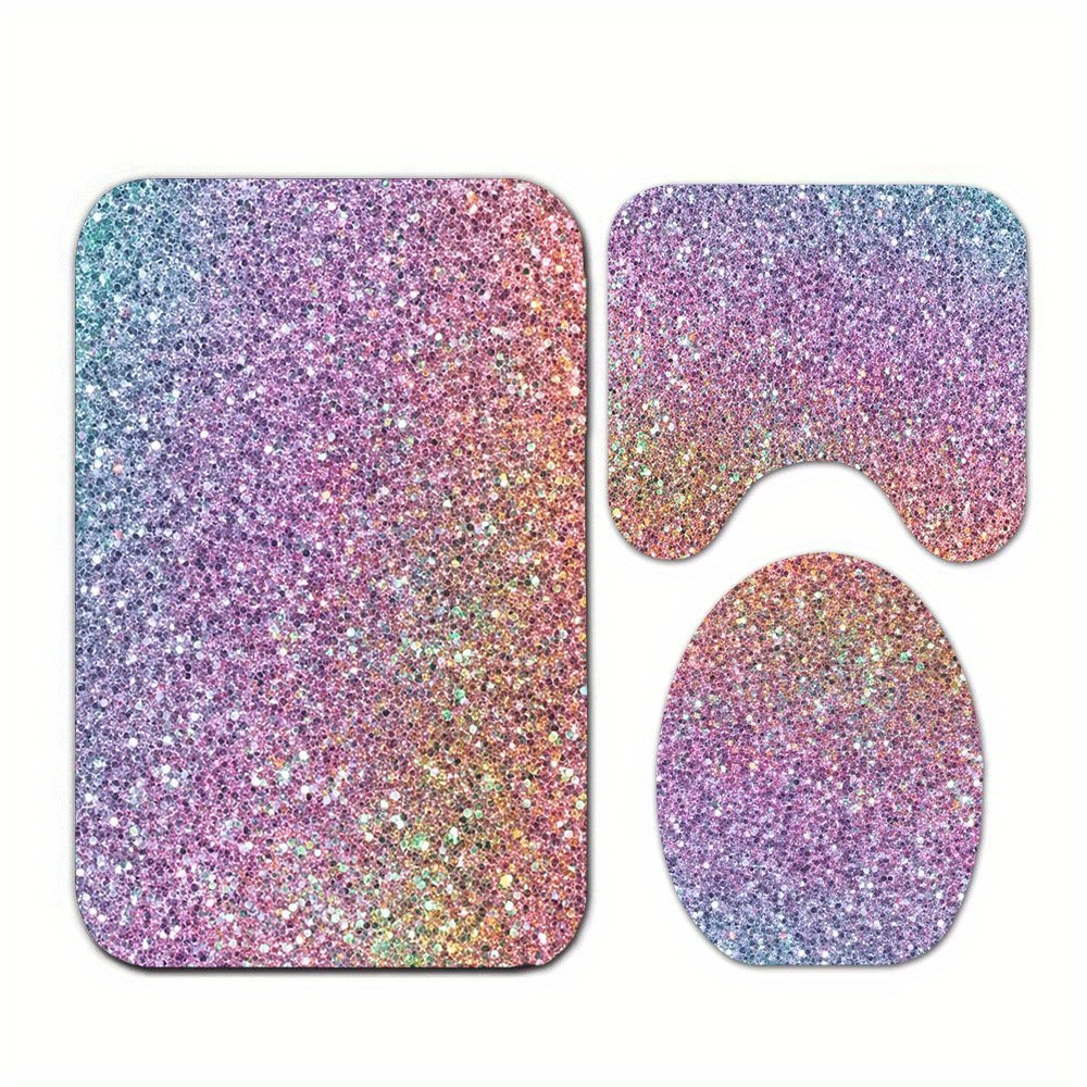 Luxury Glitter Bath Mat Set fo - đánh giá và giá Home Made Bathroom Vanity