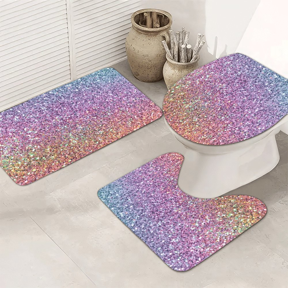 Luxury Glitter Bath Mat Set fo - đánh giá và giá Home Made Bathroom Vanity