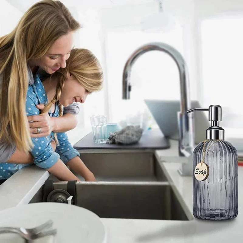 Soap Dispenser Bathroom Clear  - đánh giá và giá Glass Soap Dish