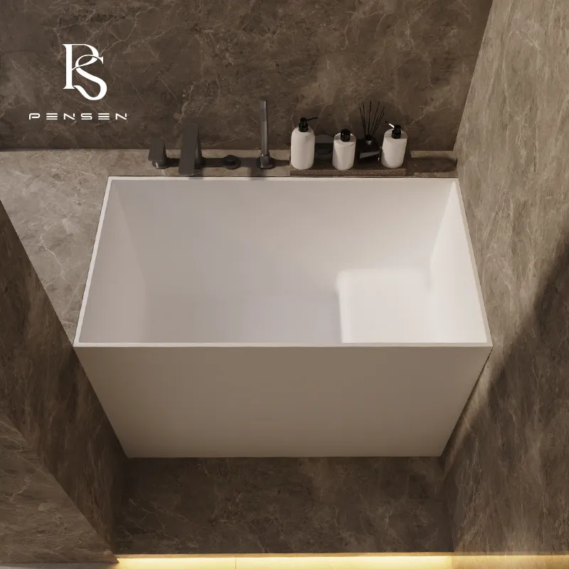Compact Square PMMA Stone Deep - đánh giá và giá Home Bathroom Tub