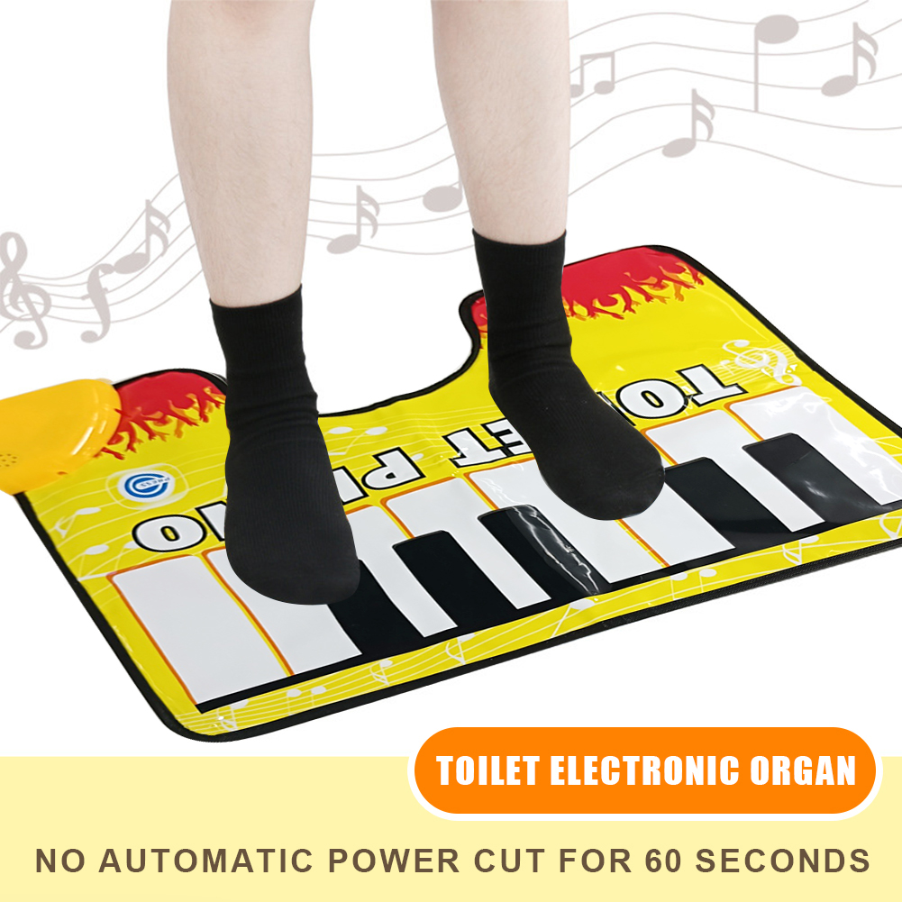 Toilet Piano Mat Novelty Potty - đánh giá và giá Home Bathroom Carpet