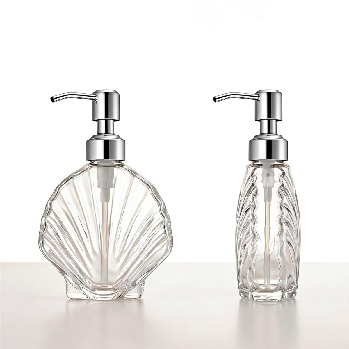 Decorative Seashell Glass Soap - đánh giá và giá Glass Soap Dish