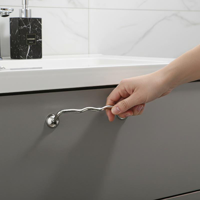 Rust Resistant Sleek Wavy Cabi - đánh giá và giá Home Bathroom Remodel