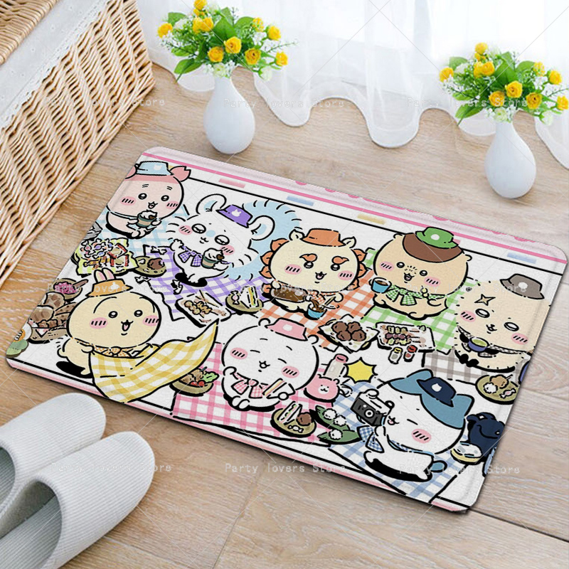Anime Chiikawas Flannel Carpet - đánh giá và giá Home Bathroom Carpet