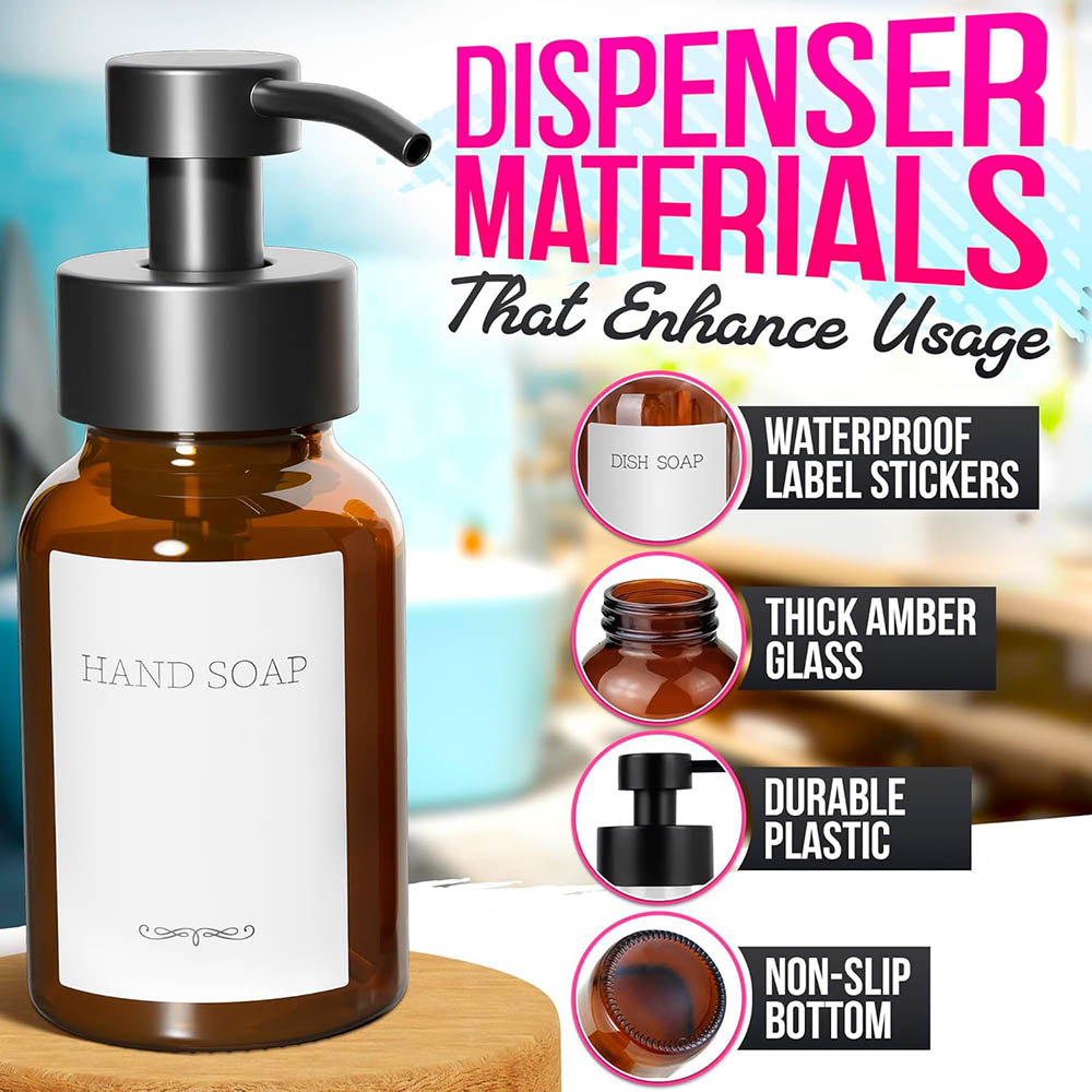 Foaming Soap Dispenser, 8.5 fl - đánh giá và giá Zara Home Bathroom Accessories