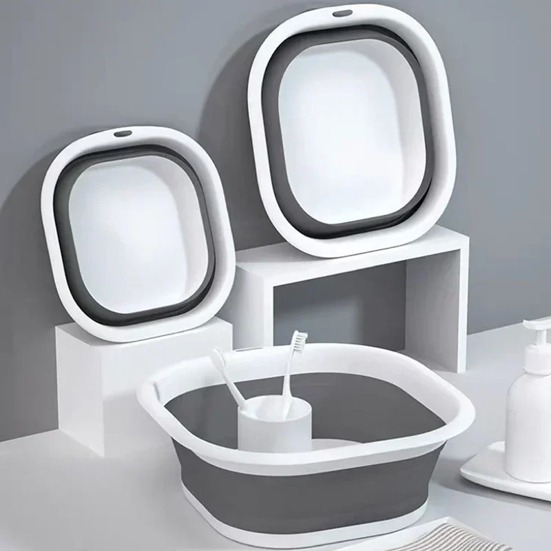 Plastic Folding Wash Basin, Po - đánh giá và giá Home Bathroom Tub