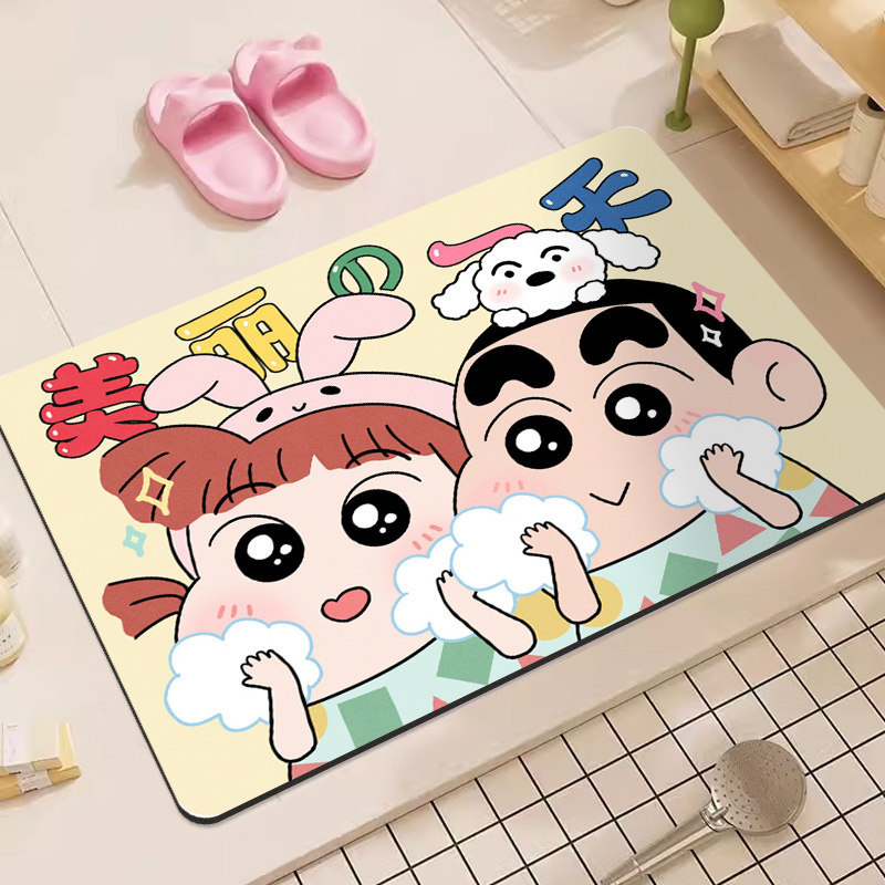 Crayon Shin-Chan Cartoon Diato - đánh giá và giá Home Bathroom Carpet