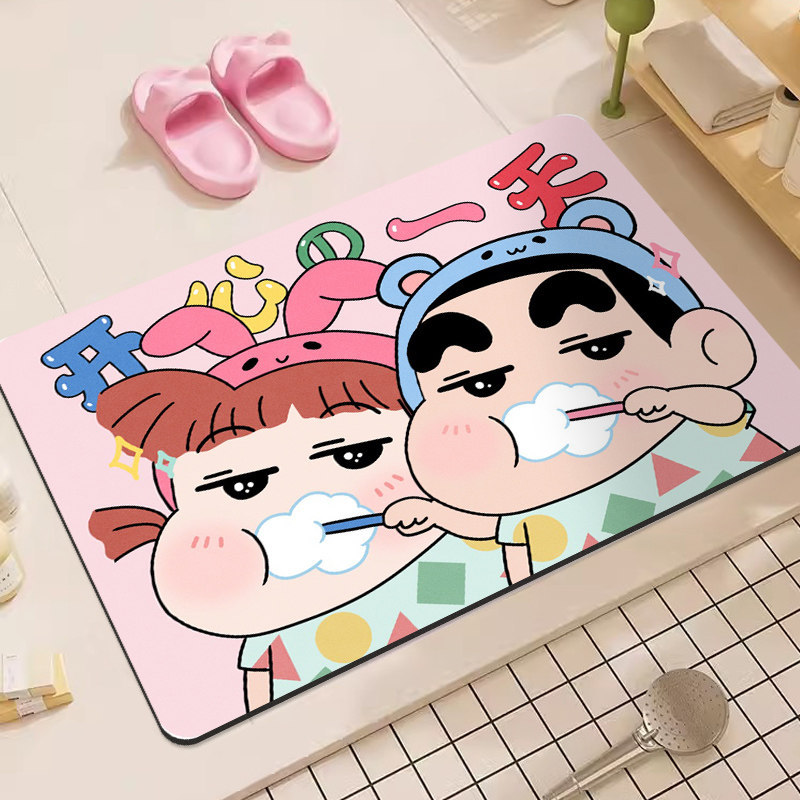 Crayon Shin-Chan Cartoon Diato - đánh giá và giá Home Bathroom Carpet