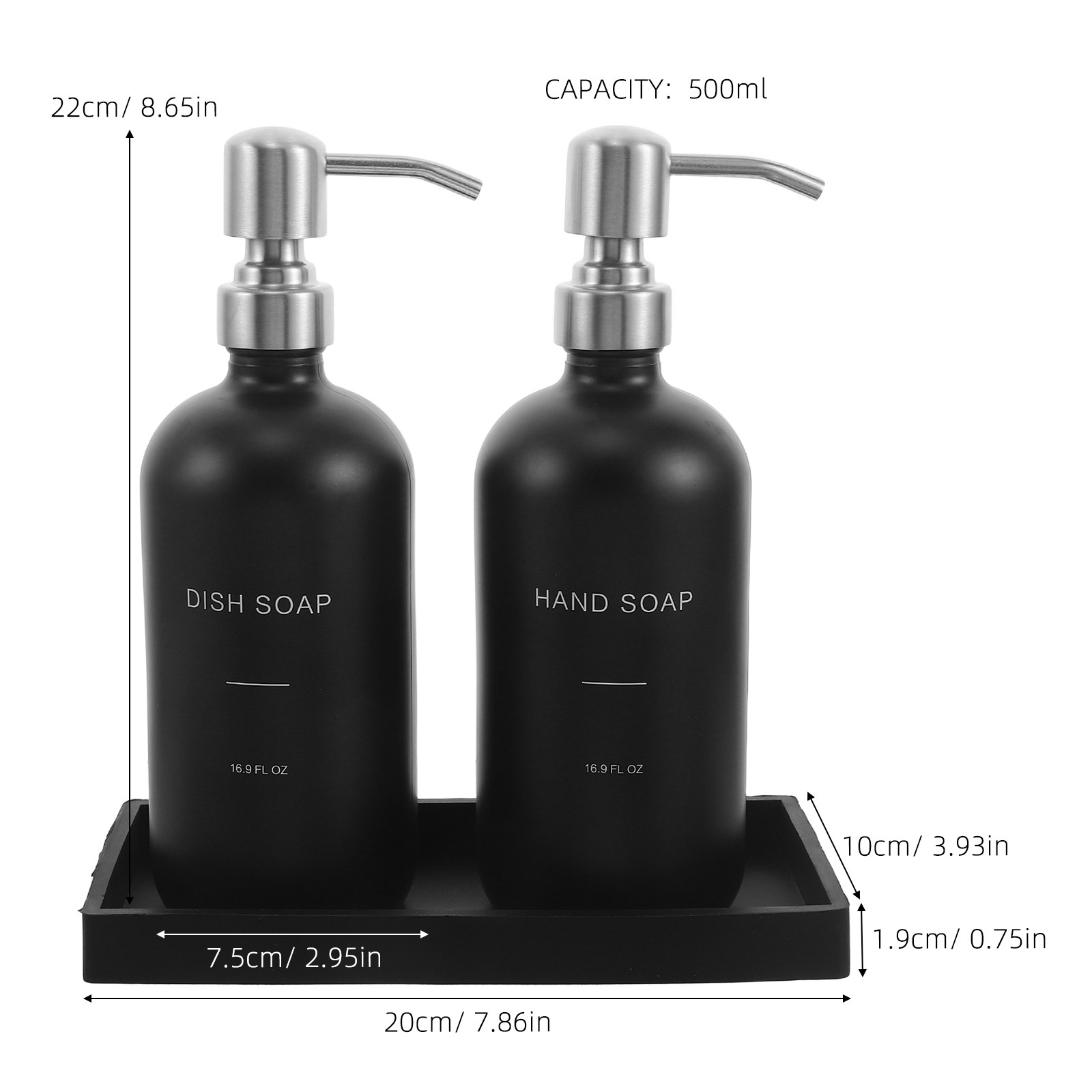 1Set Glass Soap Dispenser Set  - đánh giá và giá Glass Soap Dish