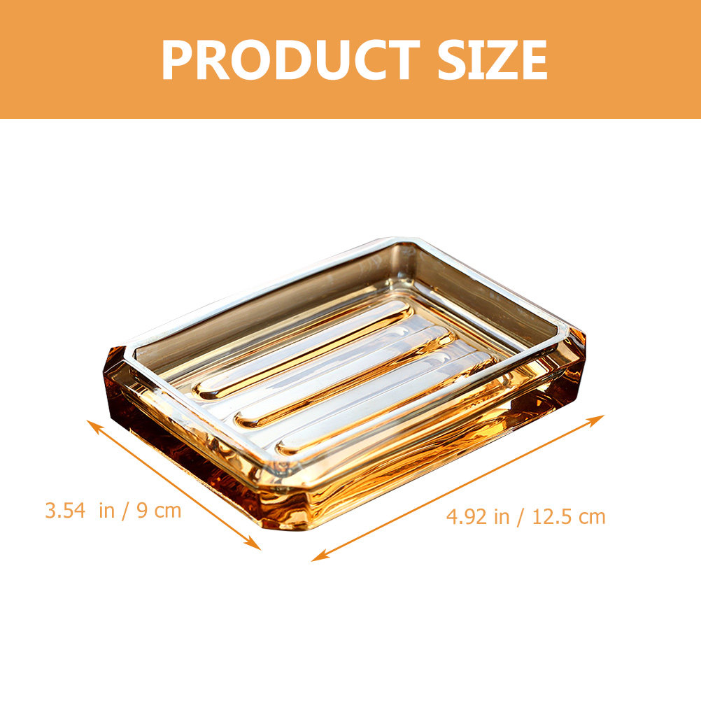 Decorative Soap Dish Premium G - đánh giá và giá Glass Soap Dish