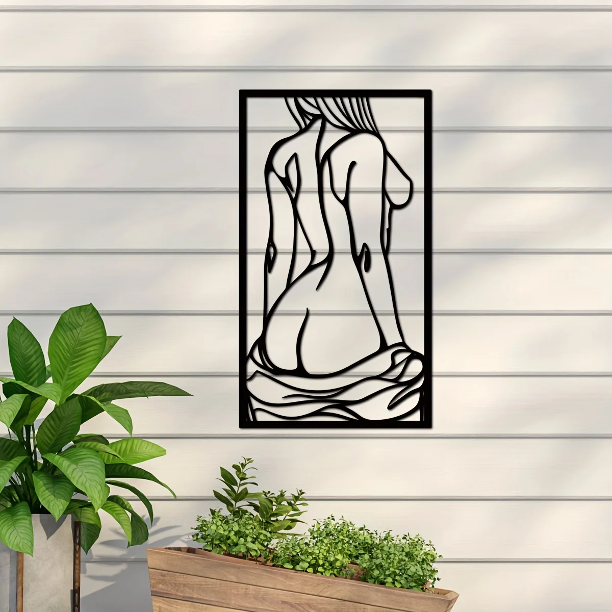 1pc Metal Art Wall Decor, Blac - đánh giá và giá Home Goods Bathroom