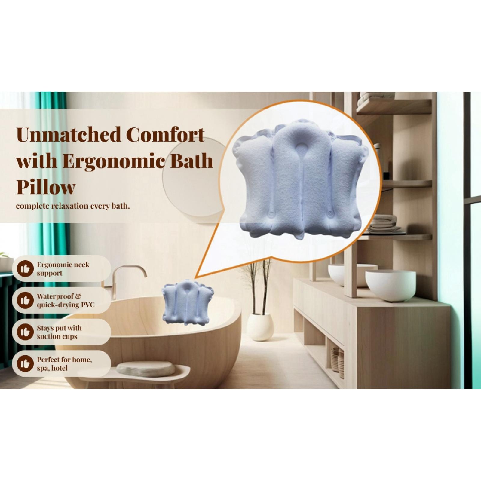 Inflatable Bath Pillow Tub Pil - đánh giá và giá Home Bathroom Tub