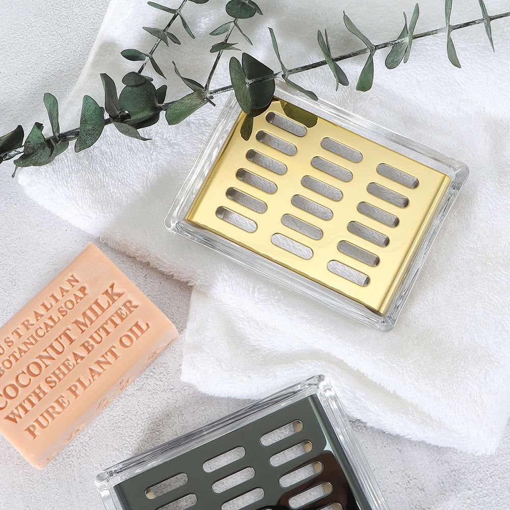 Light Luxury Stainless Steel G - đánh giá và giá Glass Soap Dish