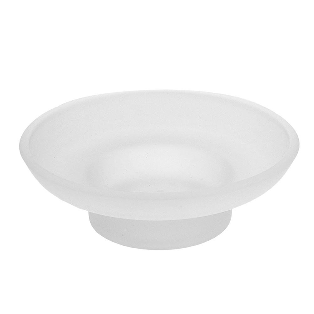 Frosted Glass Soap Dish Round  - đánh giá và giá Glass Soap Dish