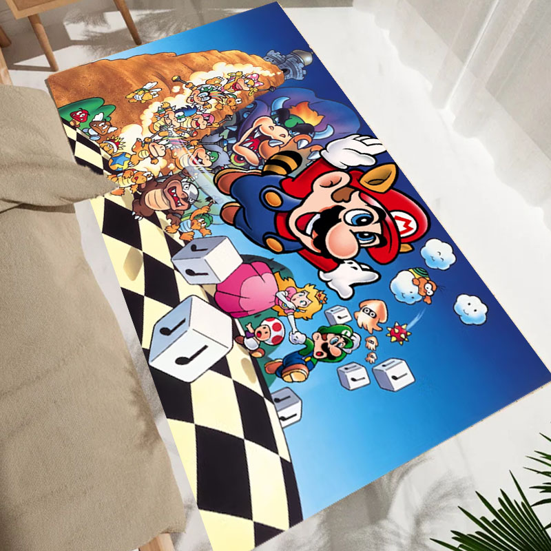 Cartoon S-Super M-Mario Bros G - đánh giá và giá Home Bathroom Carpet