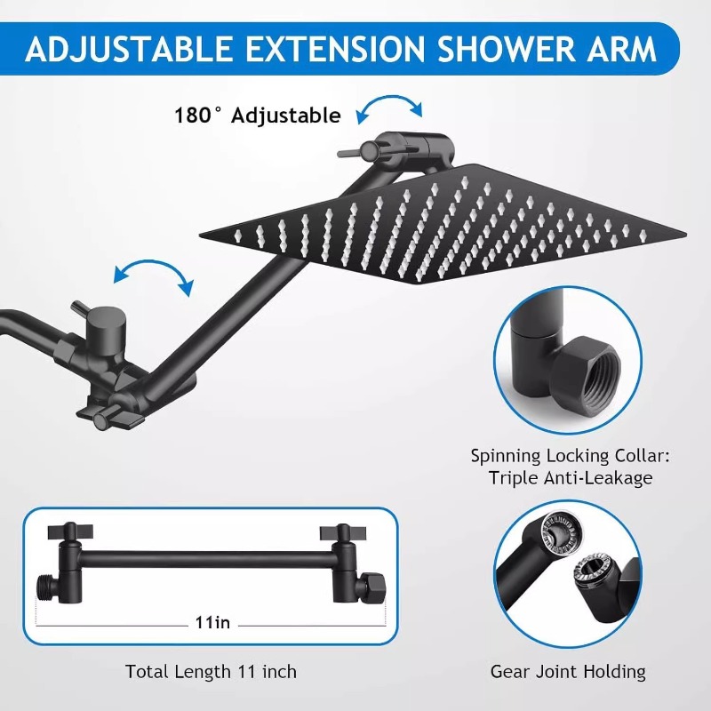 Stainless Steel Rain Shower He - đánh giá và giá Shower Head Rain