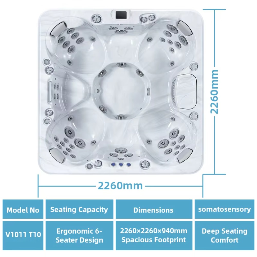 Freestanding Whirlpool Massage - đánh giá và giá Home Bathroom Tub