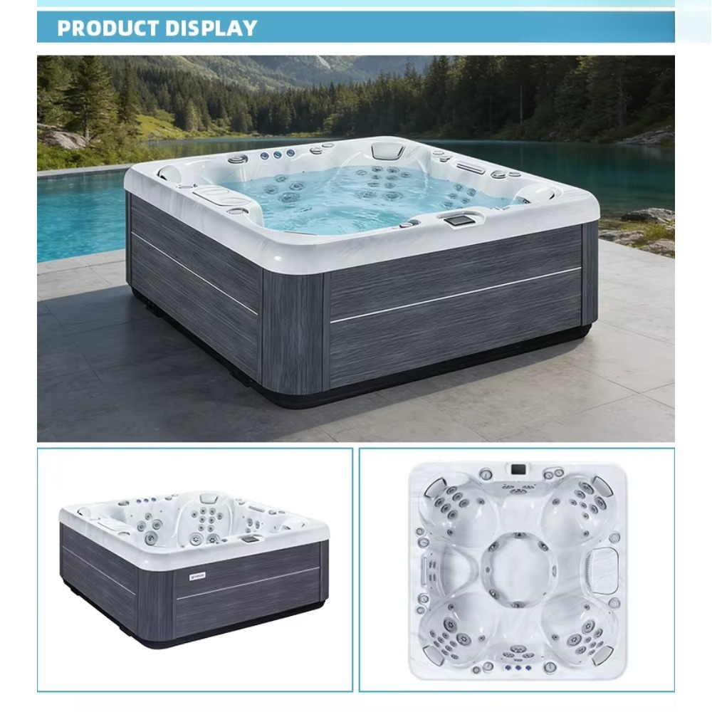 Freestanding Whirlpool Massage - đánh giá và giá Home Bathroom Tub