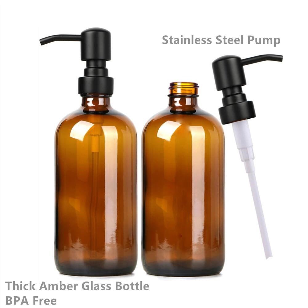 Amber Glass Soap Dispenser wit - đánh giá và giá Glass Soap Dish