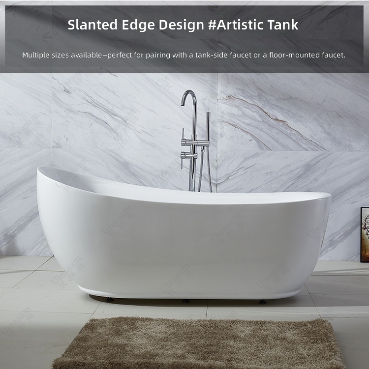 Freestanding Acrylic Bathtub,  - đánh giá và giá Home Bathroom Tub