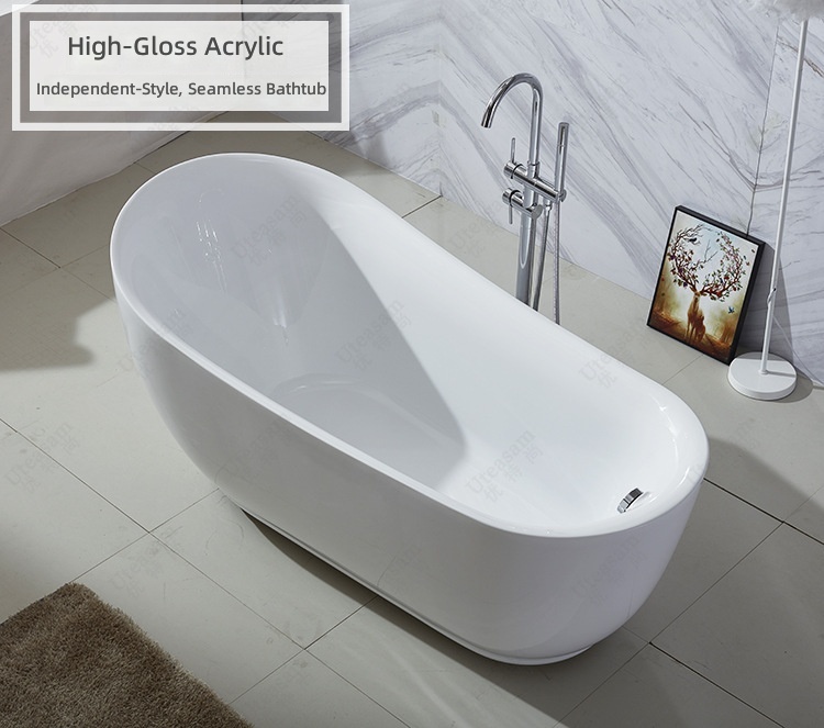 Freestanding Acrylic Bathtub,  - đánh giá và giá Home Bathroom Tub