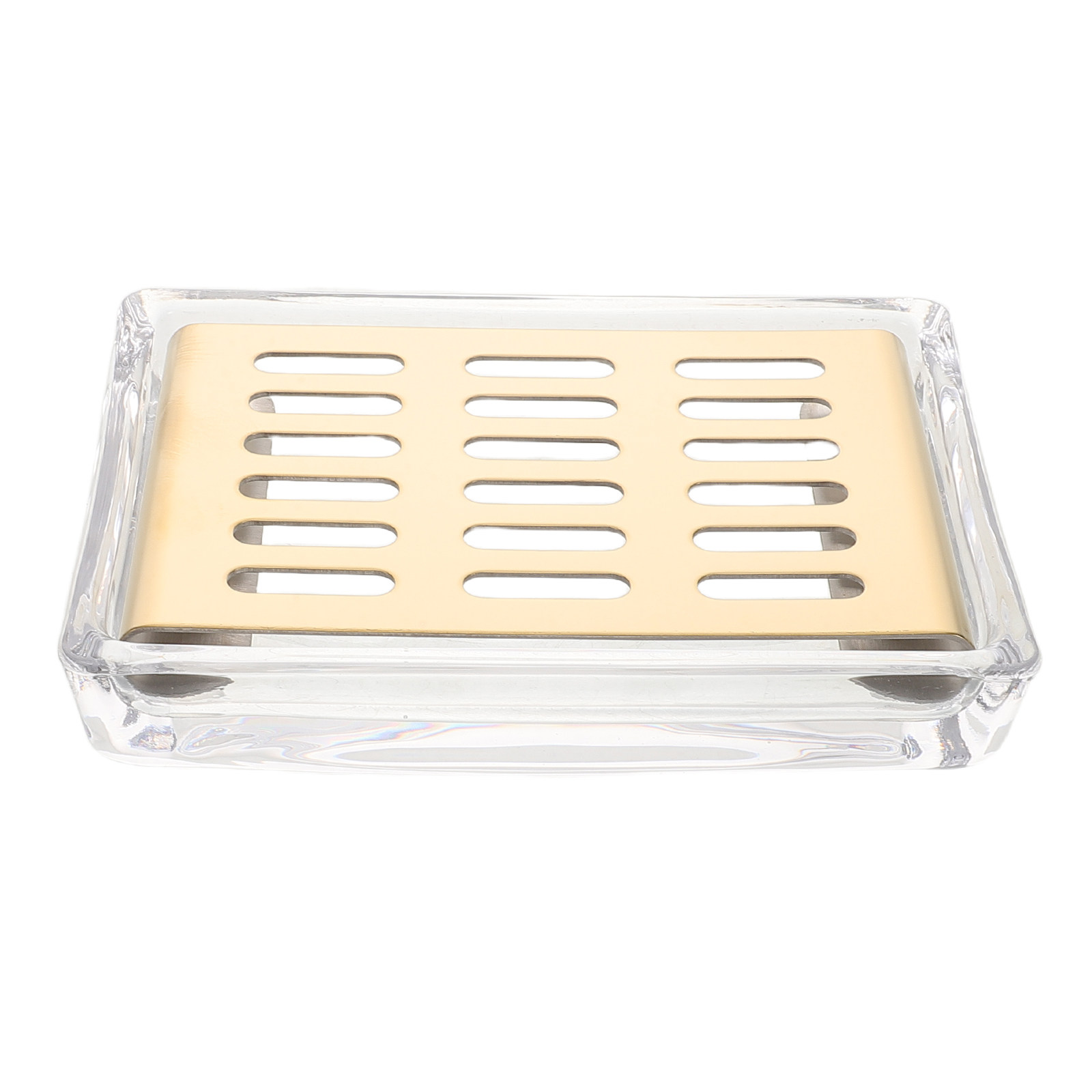 Rectangular Transparent Glass  - đánh giá và giá Glass Soap Dish