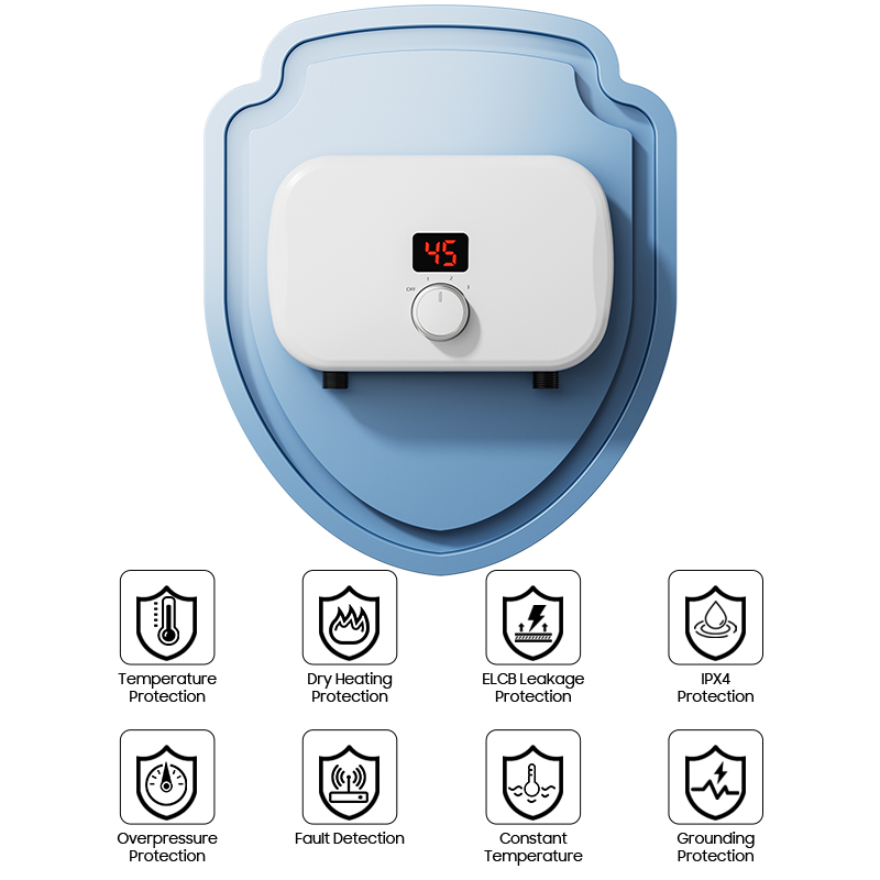 Home Mini 5000W 5500kW Tankles - đánh giá và giá Home Bathroom Geyser