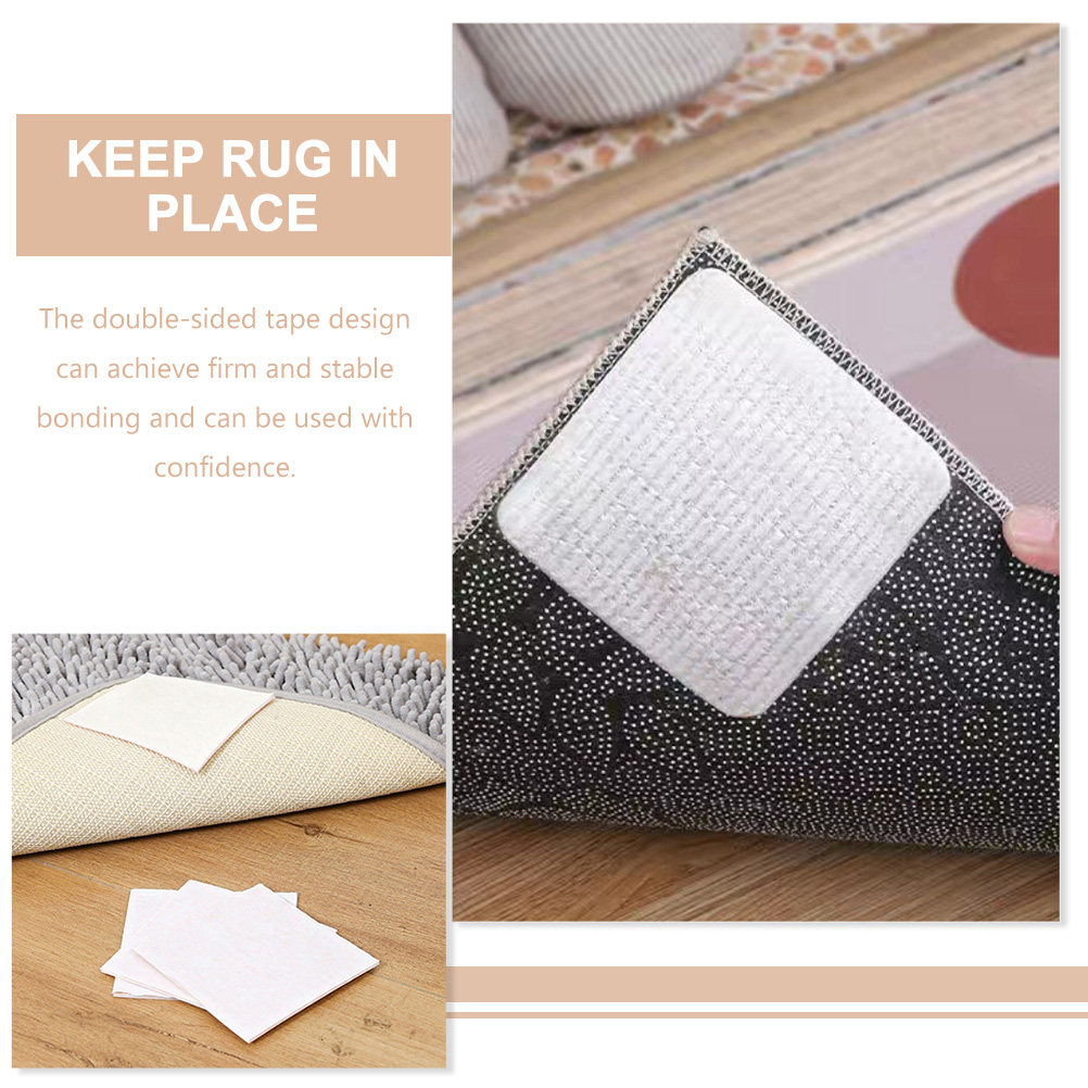 4Pcs Easy-Apply Rug Tape Non-S - đánh giá và giá Home Bathroom Carpet