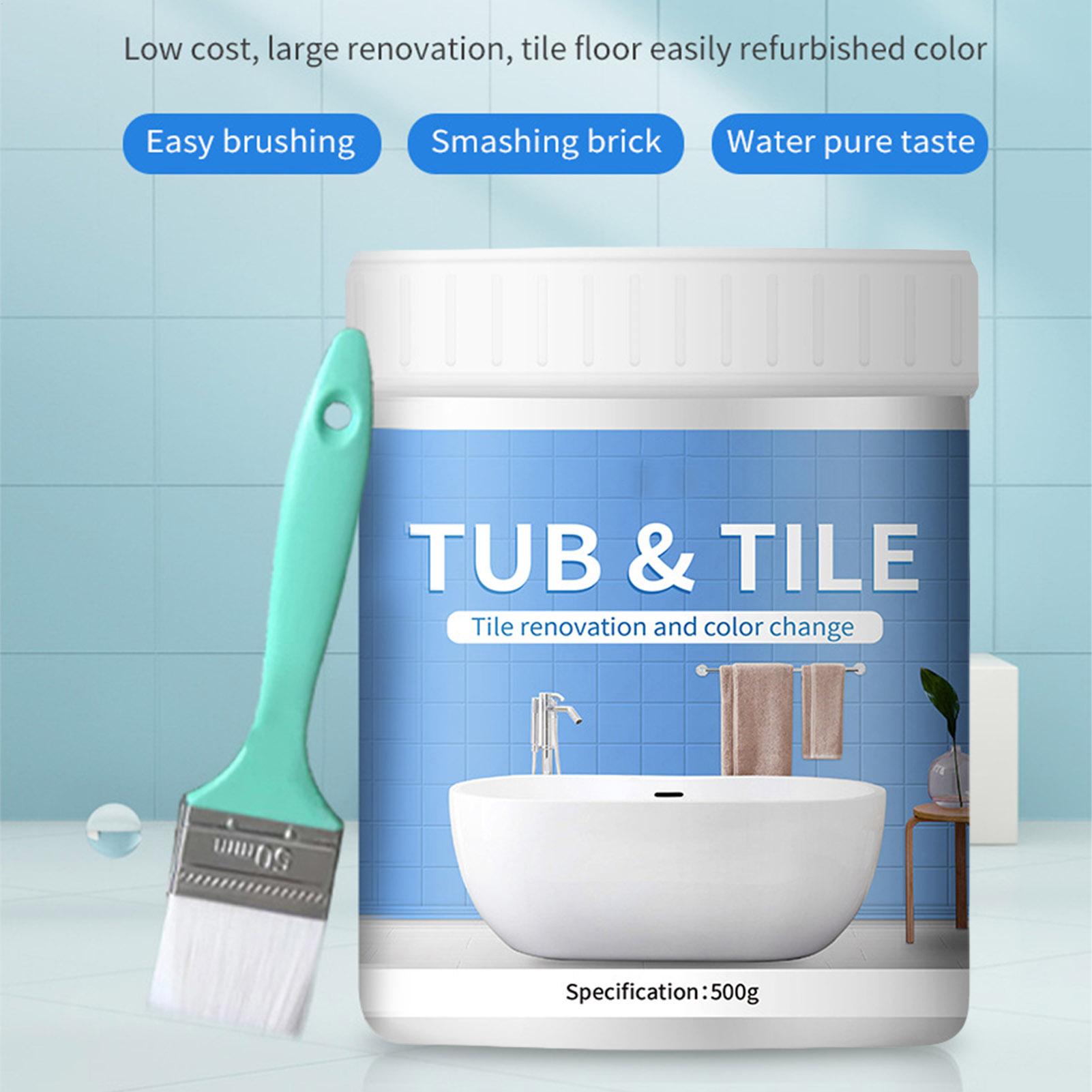 Bathroom Tile Paint Kit 500g W - đánh giá và giá Home Bathroom Tub
