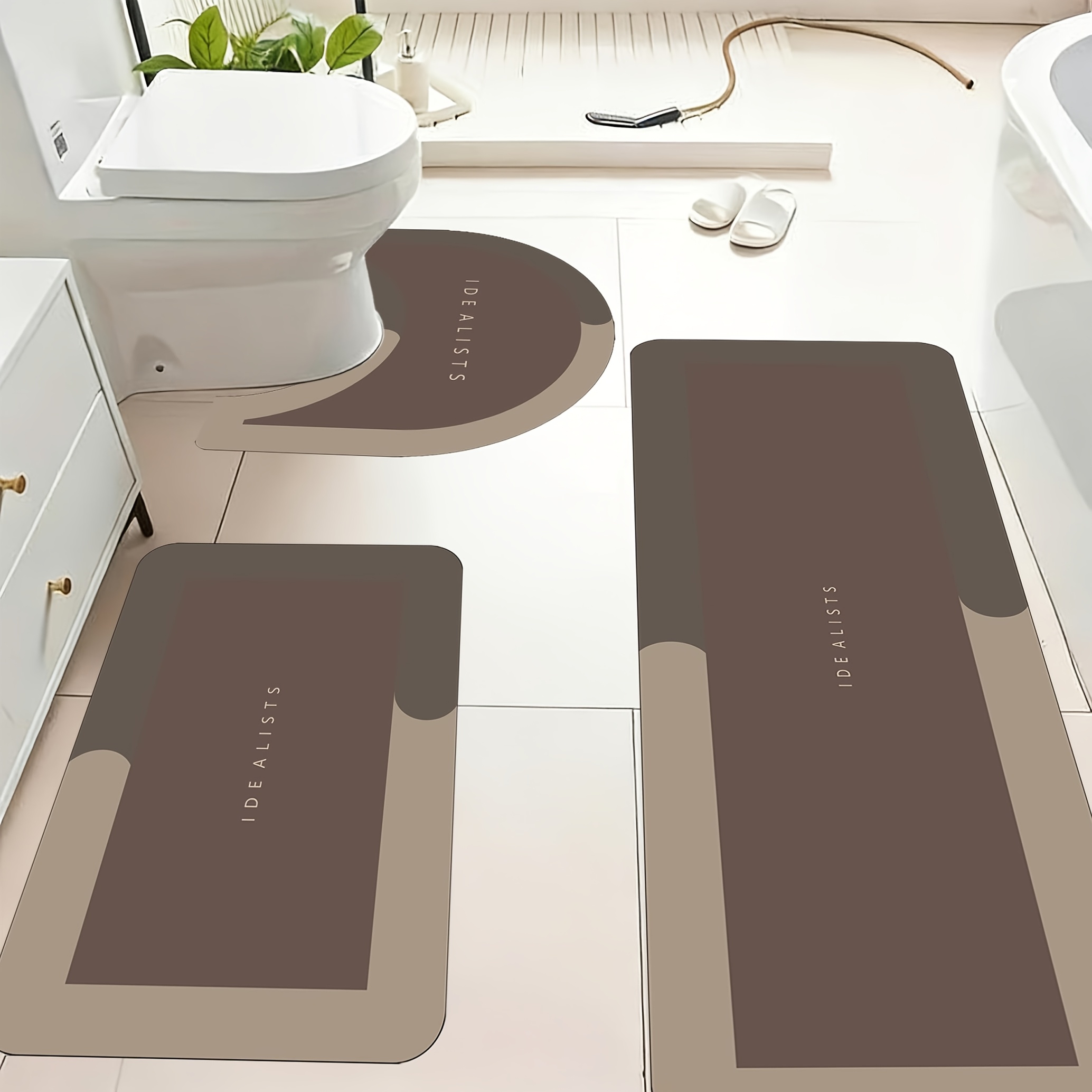 Modern Minimalist Bath Mat Set - đánh giá và giá Home Made Bathroom Vanity